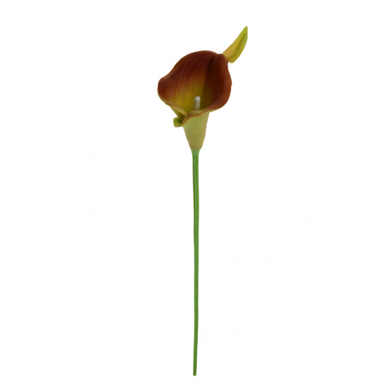 Selyemvirág szálas kála PU 33cm pisztácia