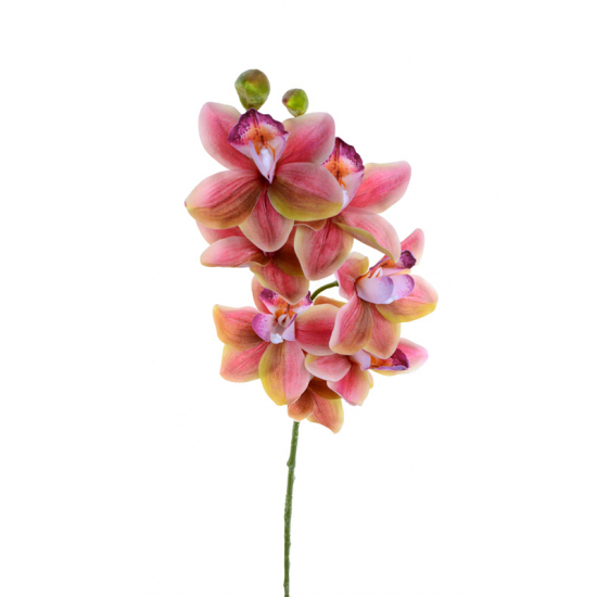 Selyemvirág orchidea szálas 77cm mályva