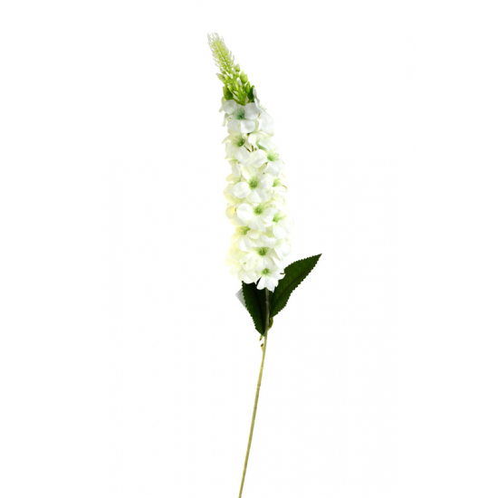 Selyemvirág szarkaláb szálas 73cm fehér