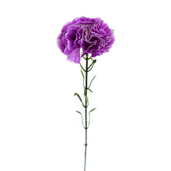 Selyemvirág szegfű szálas 53cm lila