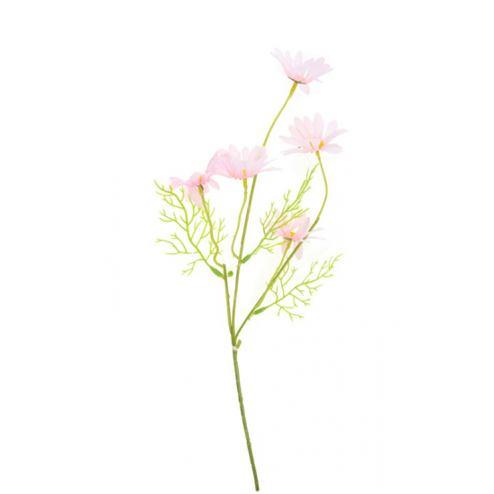Selyemvirág százszorszép 50 cm, 5 virágfej pink