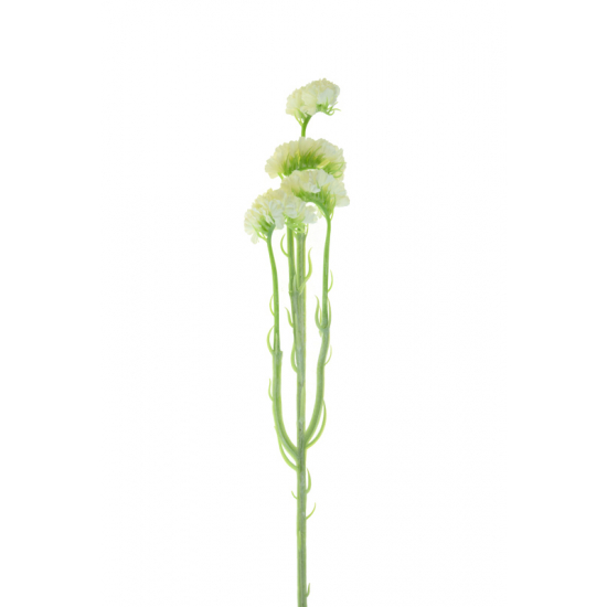 Selyemvirág szegfű 63cm fehér