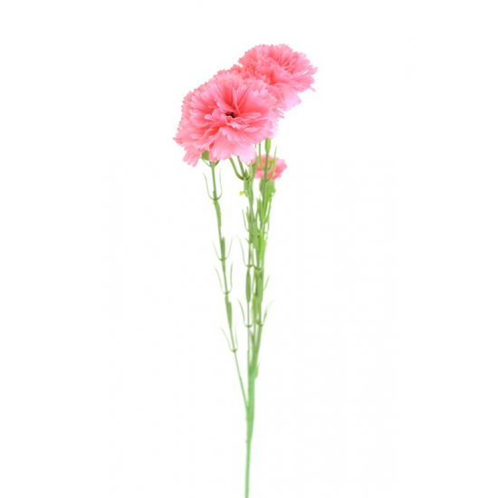 Selyemvirág szegfű pick 60cm rózsaszín