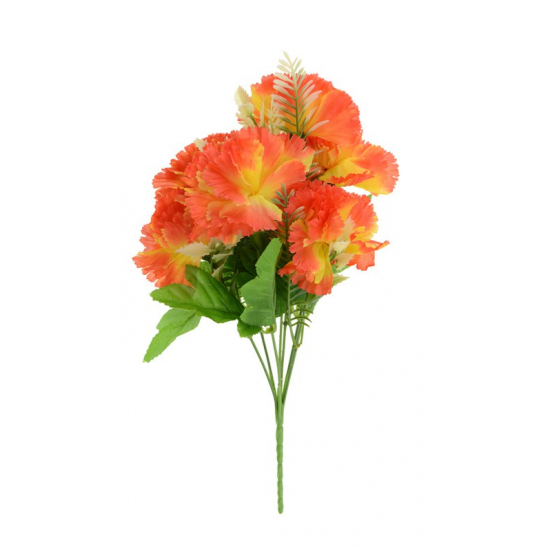 Selyemvirág szrgfűcsokor 31 cm narancs