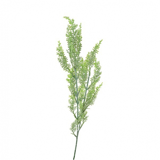 Selyemvirág thuja ág 70cm zöld