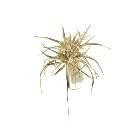 Selyemvirág tillandsia 23CM glitteres pezsgő