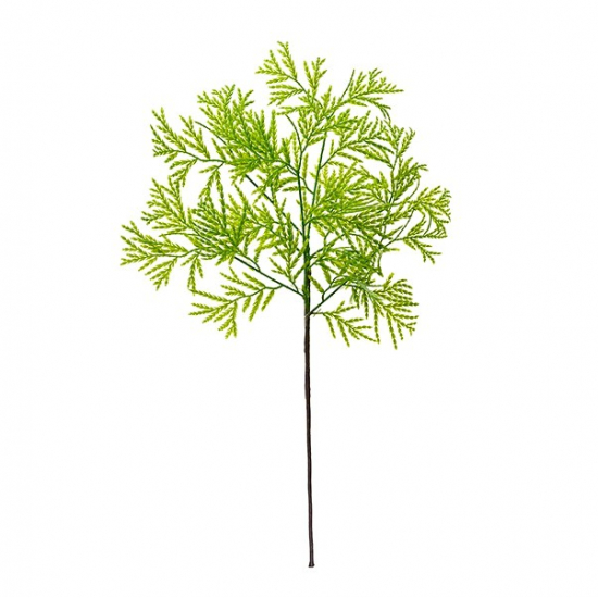 Selyemvirág tuja ág 54cm 6ág zöld