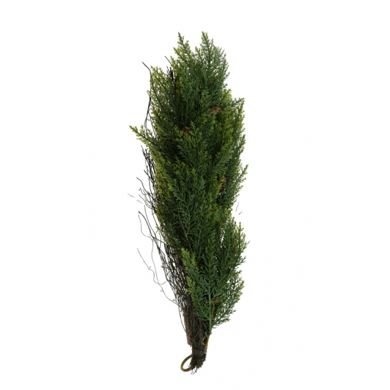 Selyemvirág tuja ág 62cm zöld