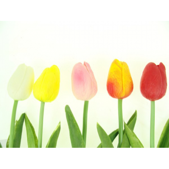 Selyemvirág tulipán 34cm több szín