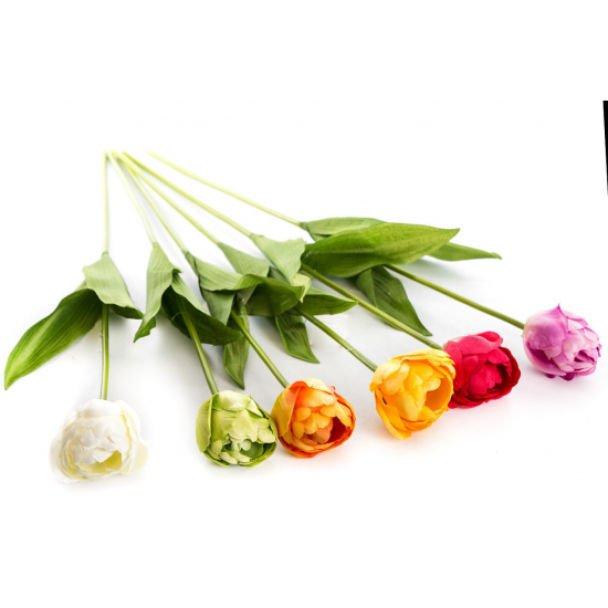 Selyemvirág tulipán 60cm több szín
