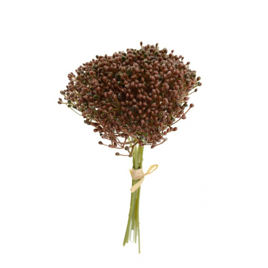 Selyemvirágcsokor 30cm barna