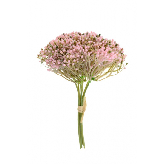 Selyemvirágcsokor 30cm mályva