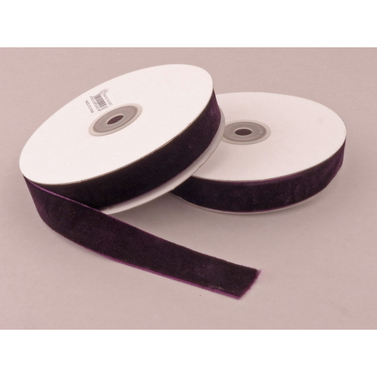 Szalag bársony 4 cm*9,5 m s.lila