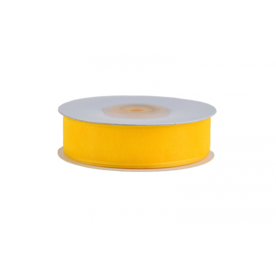Szalag organza 20mm 30m 05 napsárga