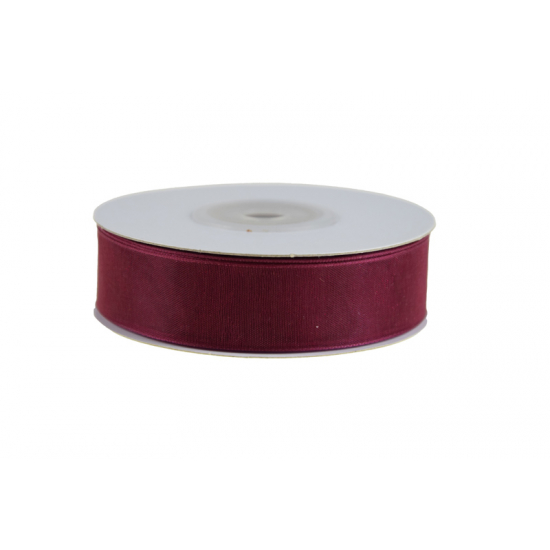 Szalag organza 20mm 30m 24 bordó
