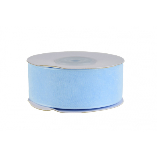 Szalag organza 30mm 30m 14 v.kék