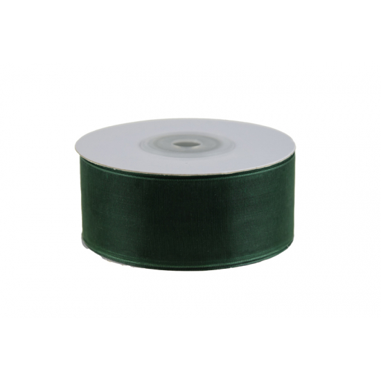 Szalag organza 30mm 30m 28 s.zöld