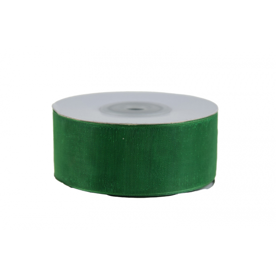 Szalag organza 30mm 30m 34 fűzöld