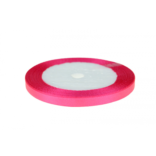 Szalag szatén Y 0,5cm x25y pink