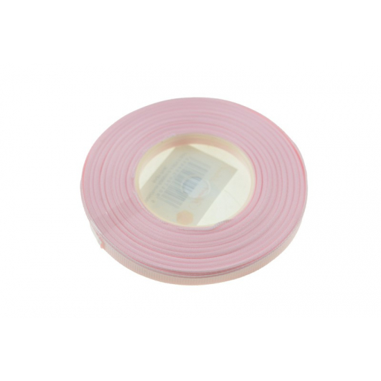 Szalag textil ripsz 0,65cm*25y baby pink