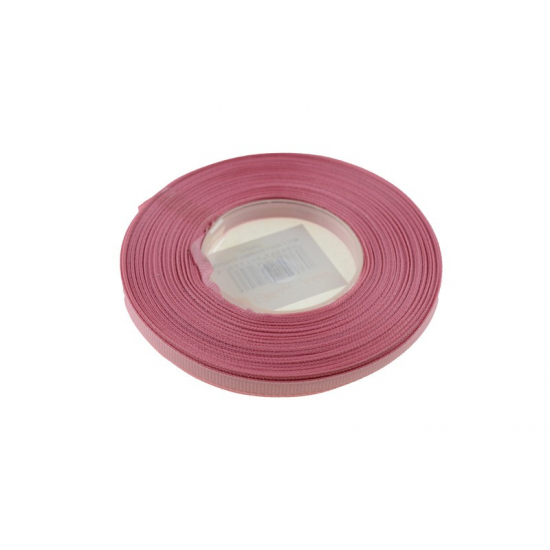Szalag textil ripsz 0,65cm*25y rose