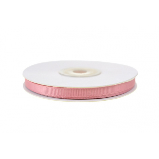 Szalag textil ripsz 0,6cm*20m rose