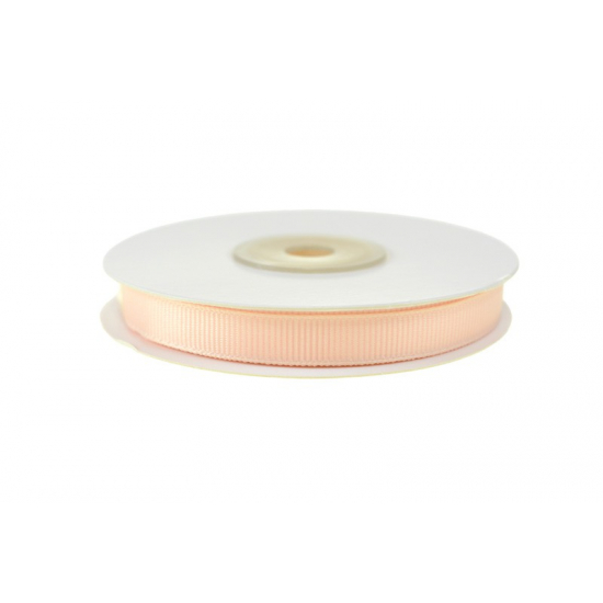 Szalag textil ripsz 1cm*20m nude