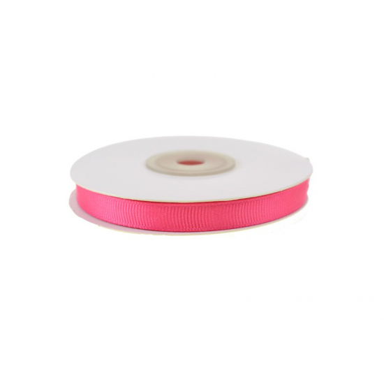 Szalag textil ripsz 1cm*20m pink