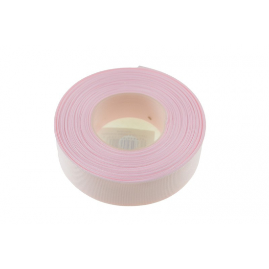 Szalag textil ripsz 2,5cm*25y baby pink