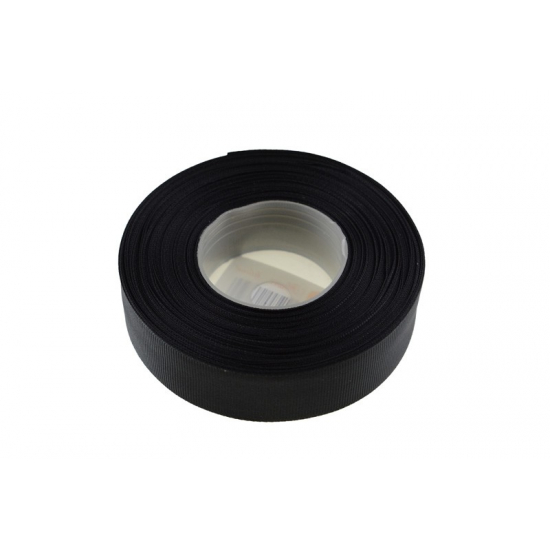 Szalag textil ripsz 2,5cm*25y fekete