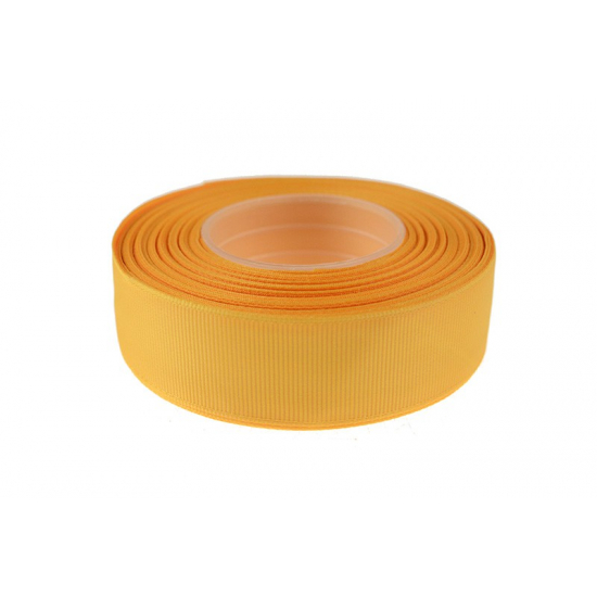 Szalag textil ripsz 2,5cm*25y napsárga