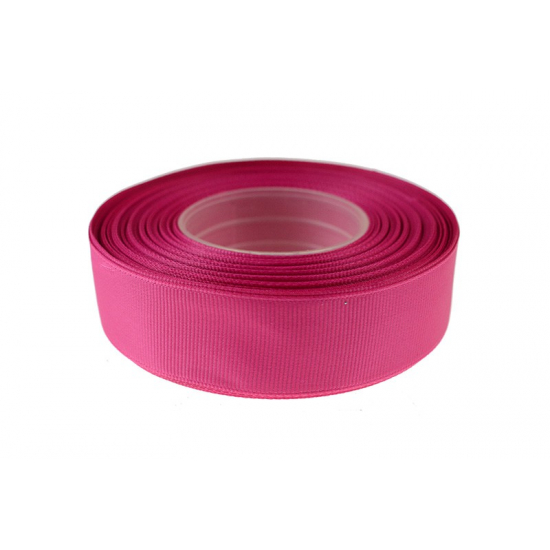 Szalag textil ripsz 2,5cm*25y pink