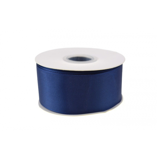 Szalag textil ripsz 3,8cm*20m navy kék