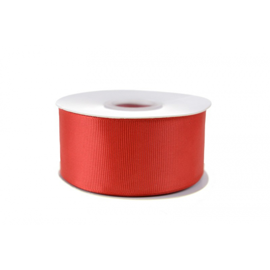Szalag textil ripsz 3,8cm*20m piros