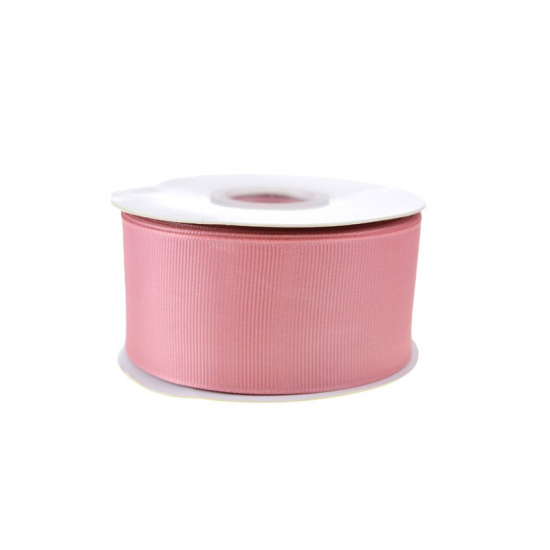 Szalag textil ripsz 3,8cm*20m rose