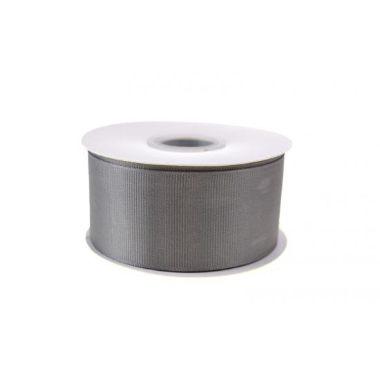 Szalag textil ripsz 3,8cm*20m s.szürke s.szürke