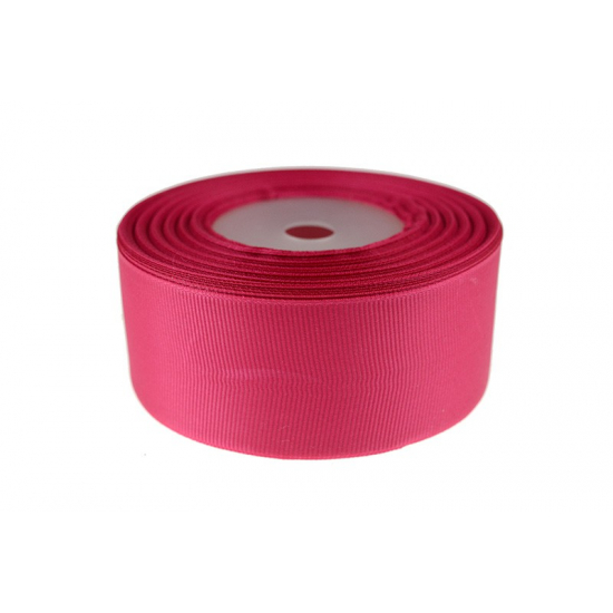 Szalag textil ripsz 3,8cm*25y pink