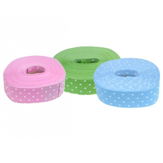Szalag vatex pöttyös 5cm*40y több szín