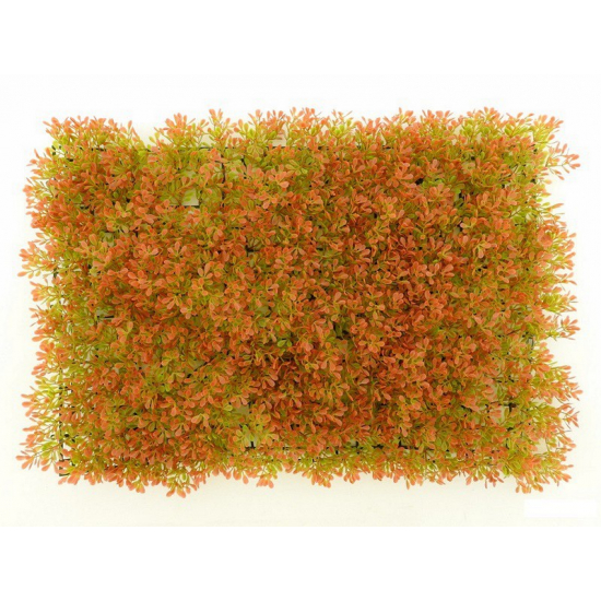 Szőnyeg selyemvirág 60*40cm zöld-narancs