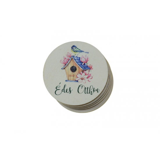 TÁBLA fa 5 CM KÖR CINEGE 5*5cm LV