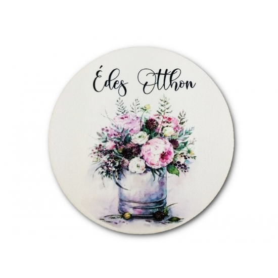 TABLA fa 70MM KÖR ÉDES OTTHON CSENDÉLET 7*7cm LV