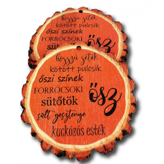 TÁBLA fa 95MM FAKÉREG, SZÖVEGGEL 9,5*9,5cm LV