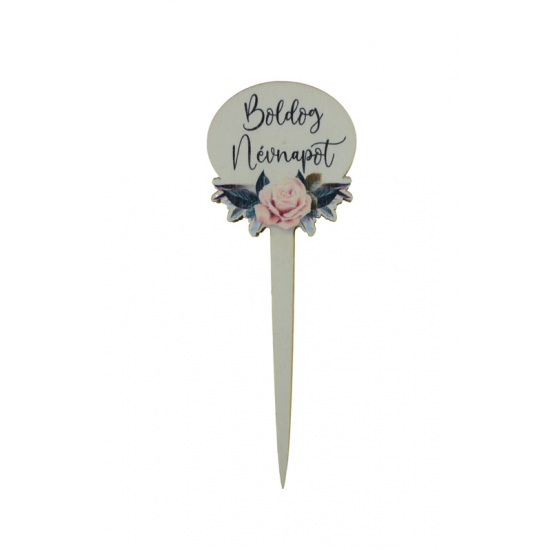 TÁBLA fa BAJSZOS BESZÚRÓ NÉVNAP 15*5 cm LV