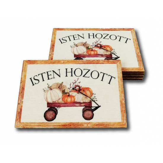 TÁBLA fa ISTEN HOZOTT TÖK KOCSI 6,5*9,5 LV