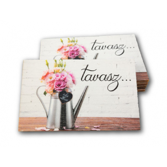 TÁBLA fa TAVASZ… KANCSÓ 5*8 LV