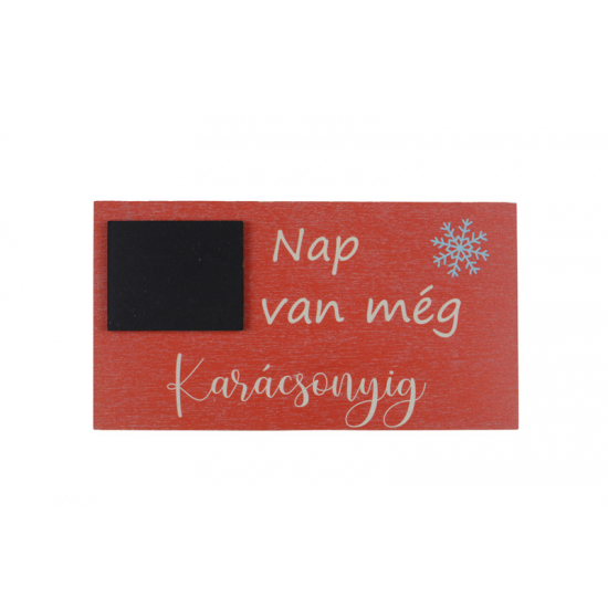Tábla fa VISSZASZÁMLÁLÓS HOPIHÉS KICSI 9,7*14,4 cm