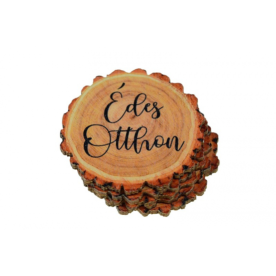 TÁBLA FAKÉREG ÉDES OTTHON 5,6*5,6cm LV