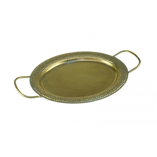 Tál fém 31,5*20cm arany