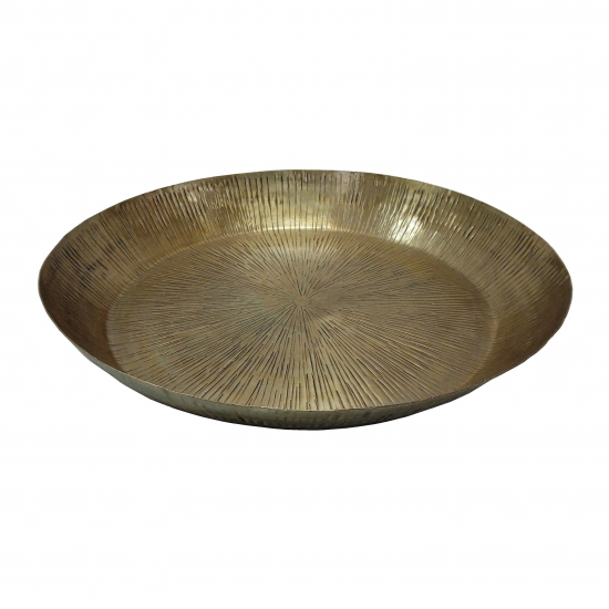Tál fém 46*6cm arany