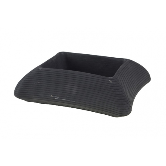 Tál kő 21*16*6,5cm fekete